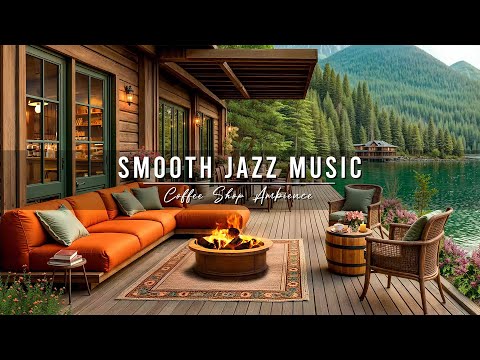 Smooth Jazz Instrumental Music & Cozy Porch Ambience ☕ Jazz Relaxing Music for Studying, Work, Focus