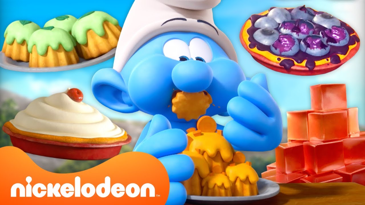 Smurfs' DELICIOUS Food Marathon 😋 | 30 Minute Compilation | @Nicktoons