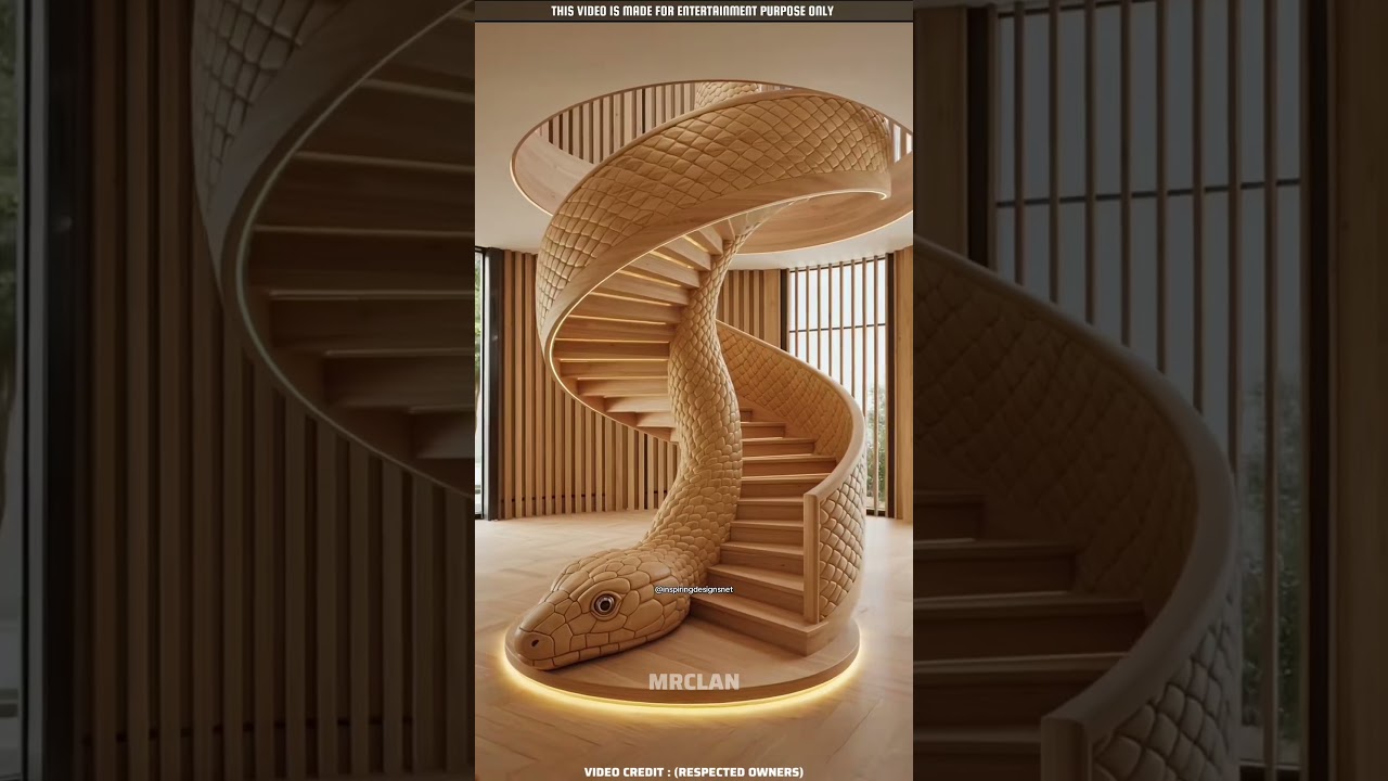 Snake design Stairs 🐍