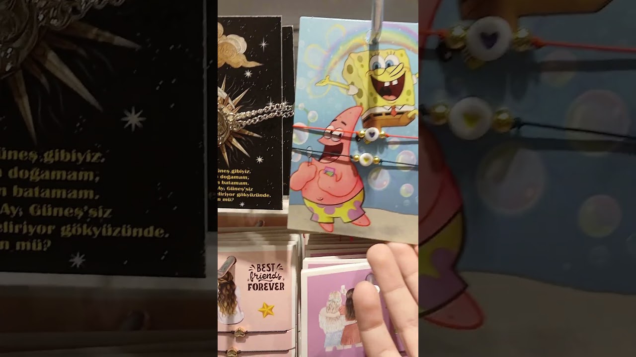 Sünger Bob Best Friends Şans Bilekliği