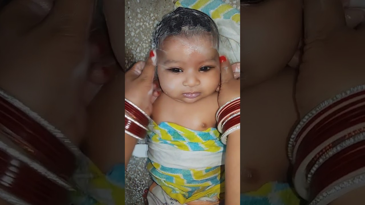so cute baby boy enjoy bathing#bhojpuri #newbornbaby #sohar# Bhojpuri gana# baby boy