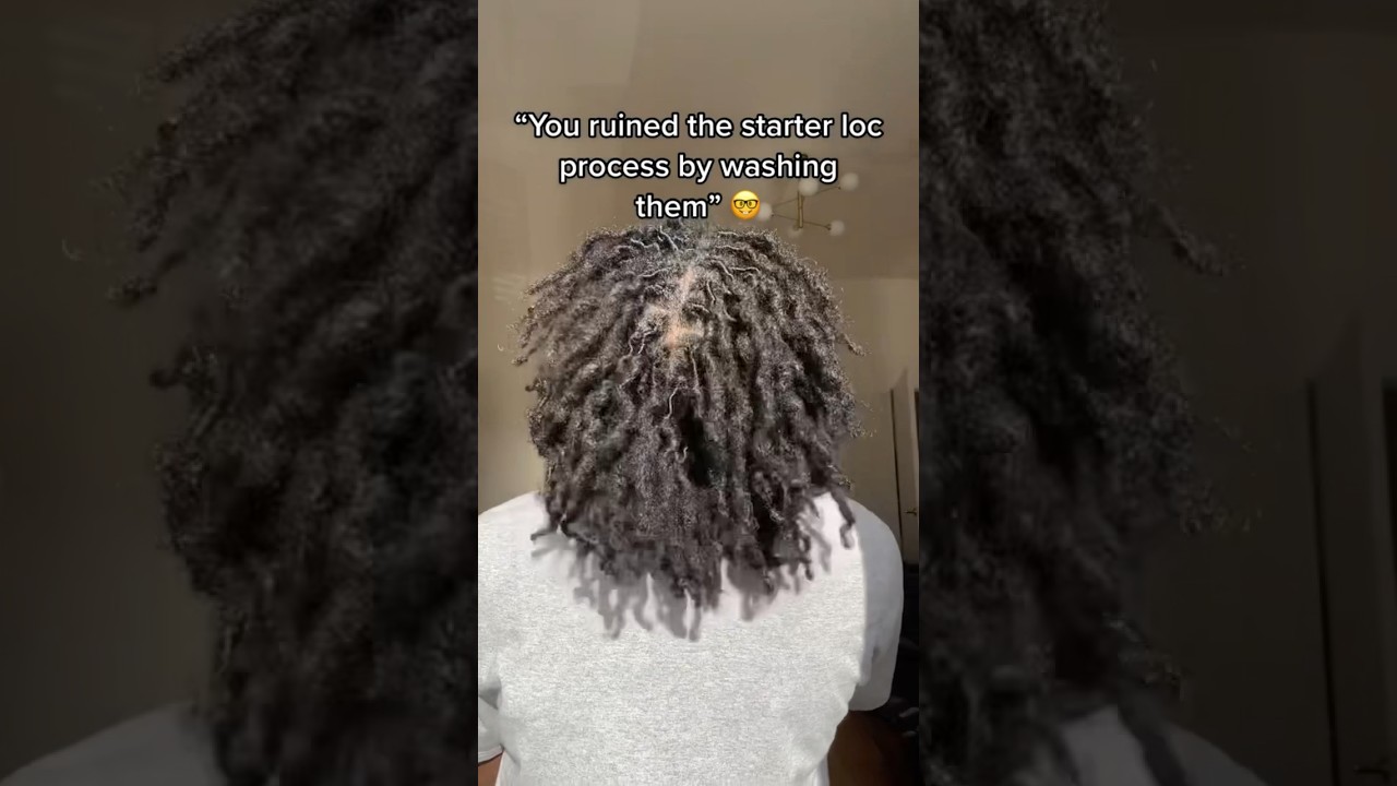 So…does water ruin starter locs? (read comments) #shorts #naturalhair #hairtips