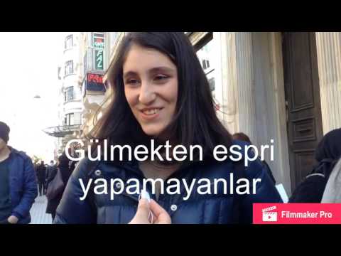 Sokak röportajı #1|Bize bir soğuk espri yapar mısınız ?