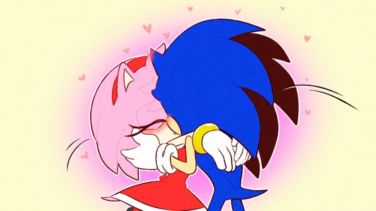 Sonic and Amy Makeup Kiss - SonAmy Comic Dub Compilation