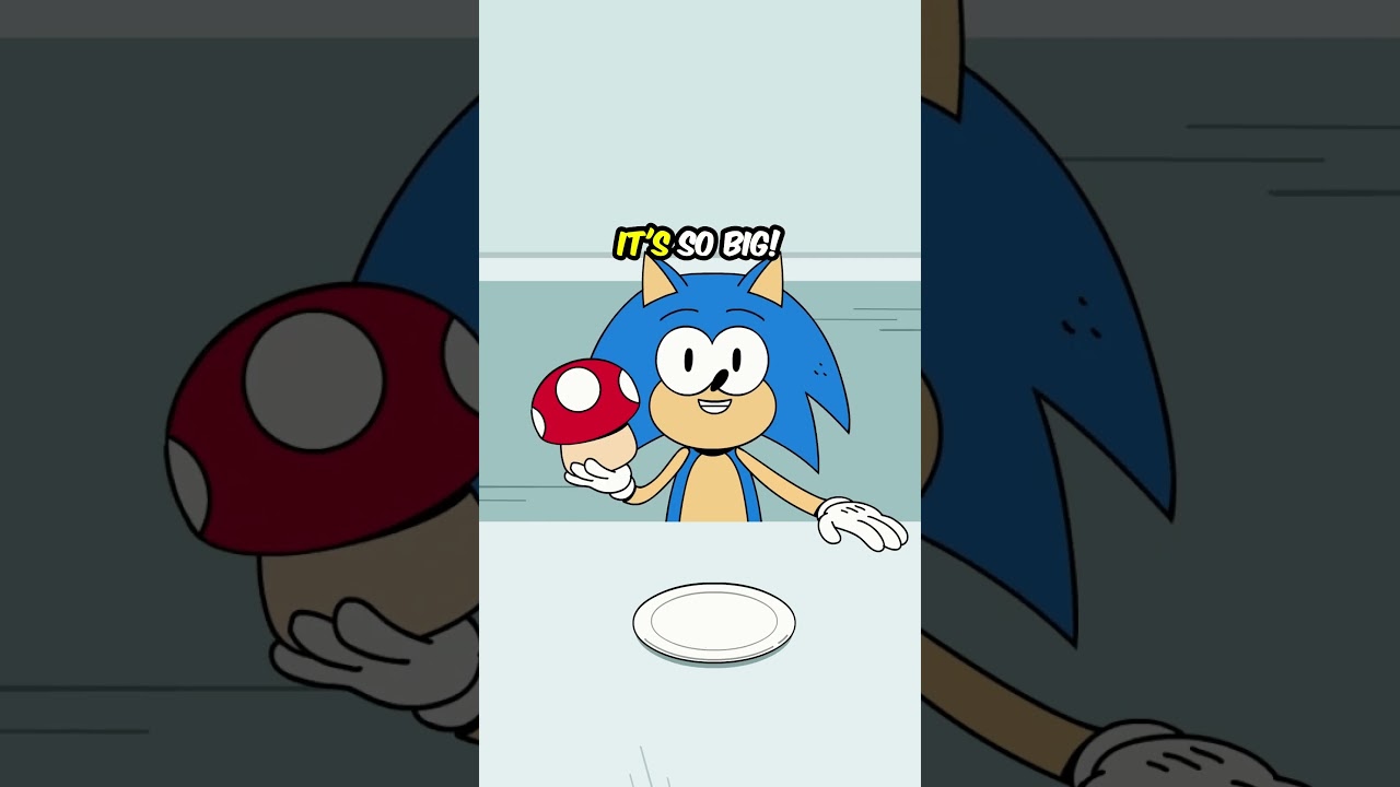 Sonic on mushrooms 😂
