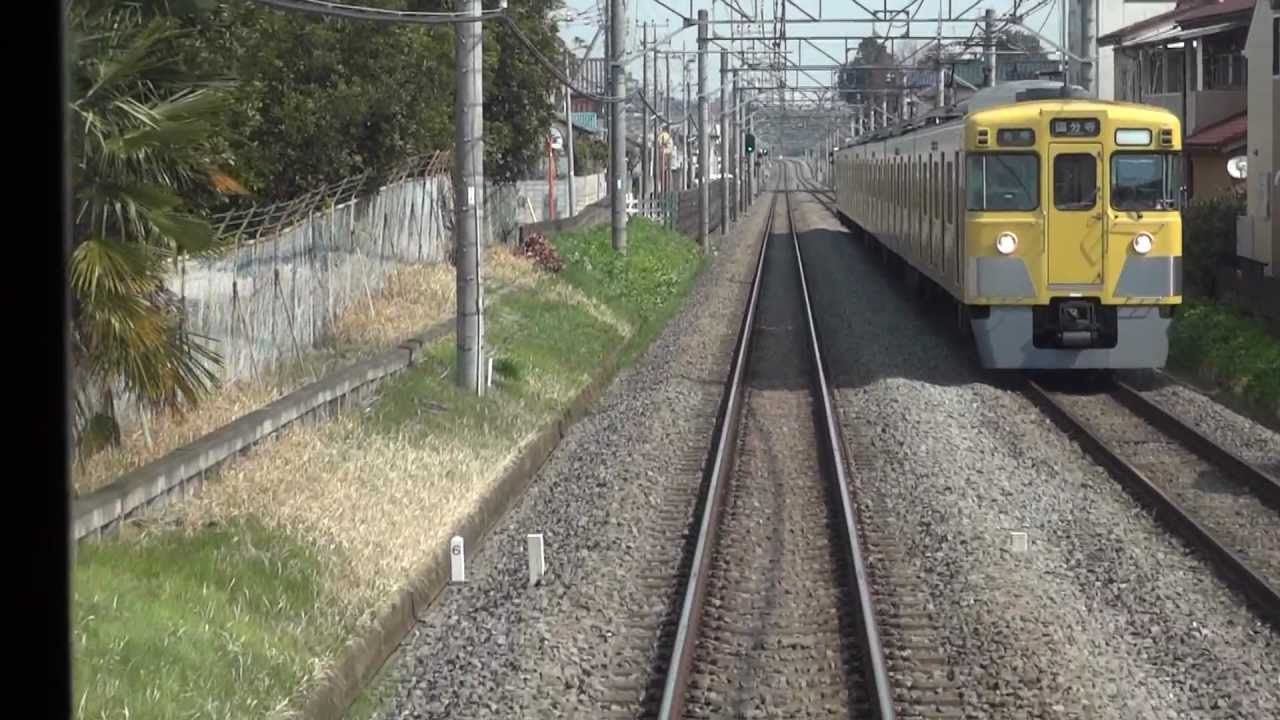西武新宿線・花小金井の転落事故で遅延する国分寺線直通電車＠SONY DSC-WX10