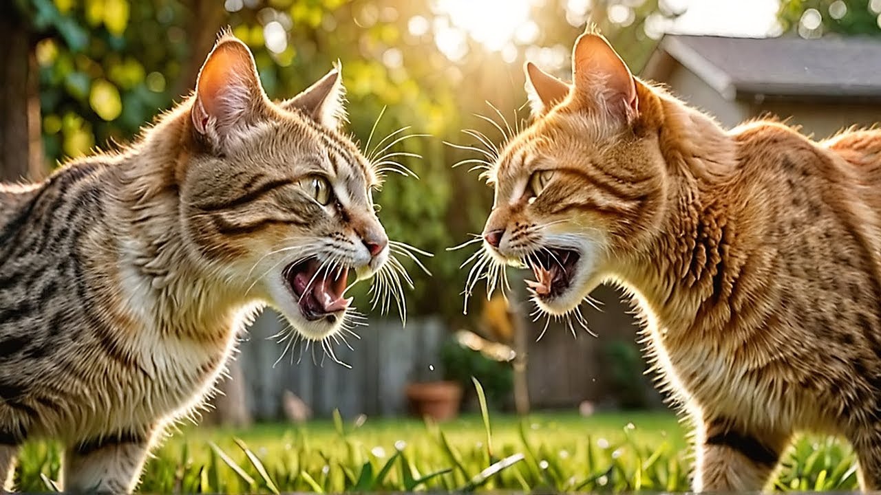 Sound of CATS FIGHTING!