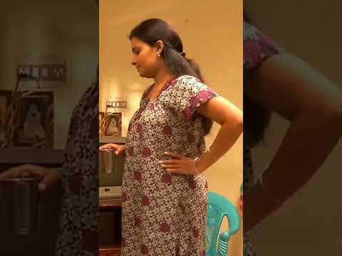 South serail actress in hot silk nighty vertical edit😋