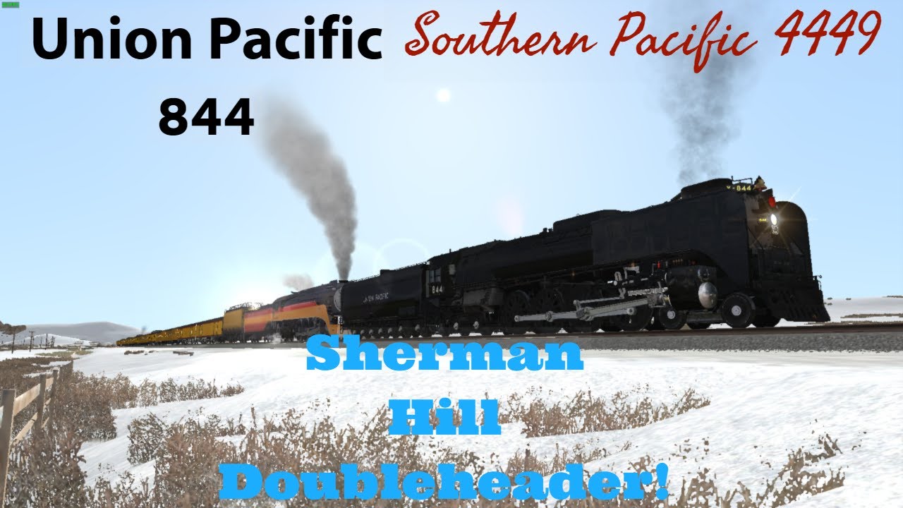 Southern Pacific 4449 & Union Pacific 844 DoubleHeader
