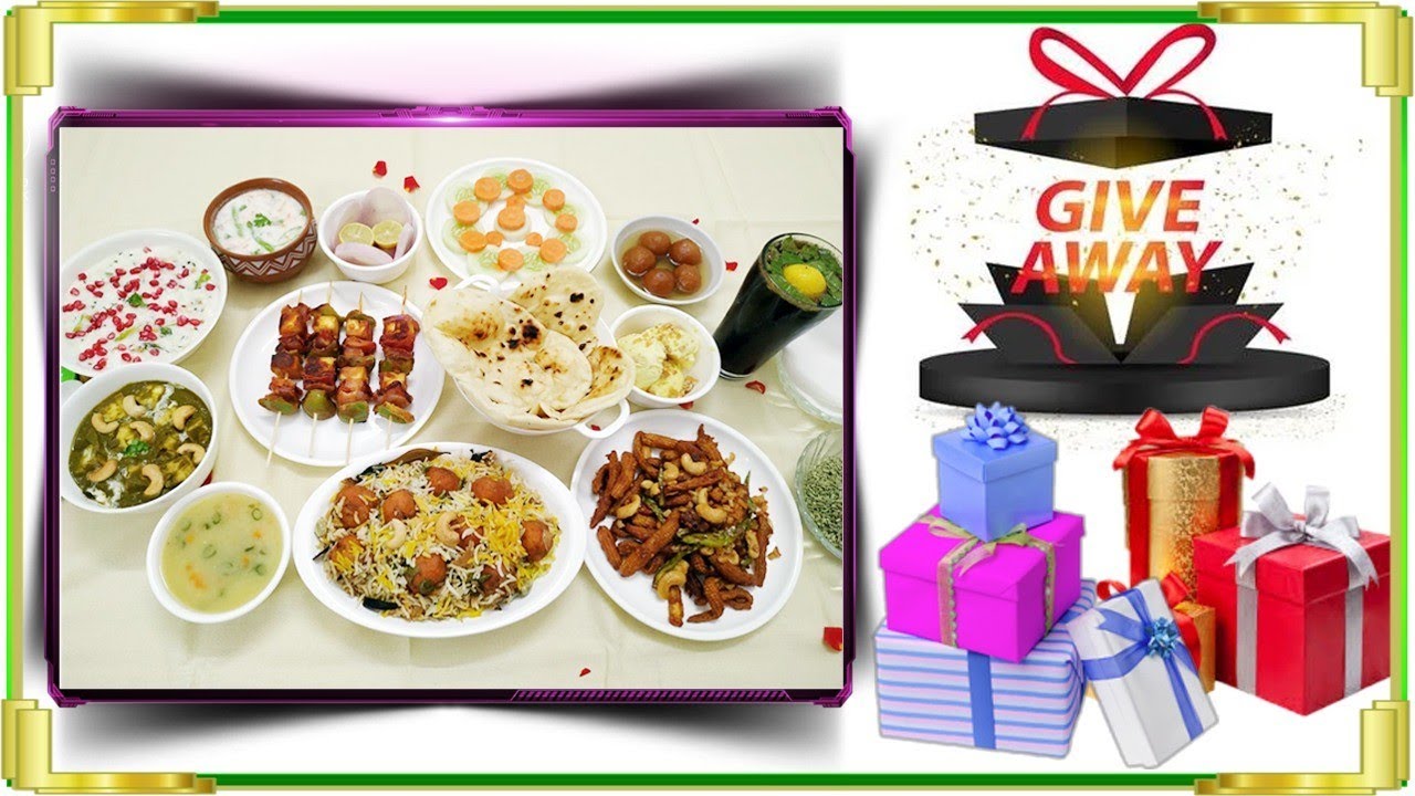 Special Occasion Full Menu ||
