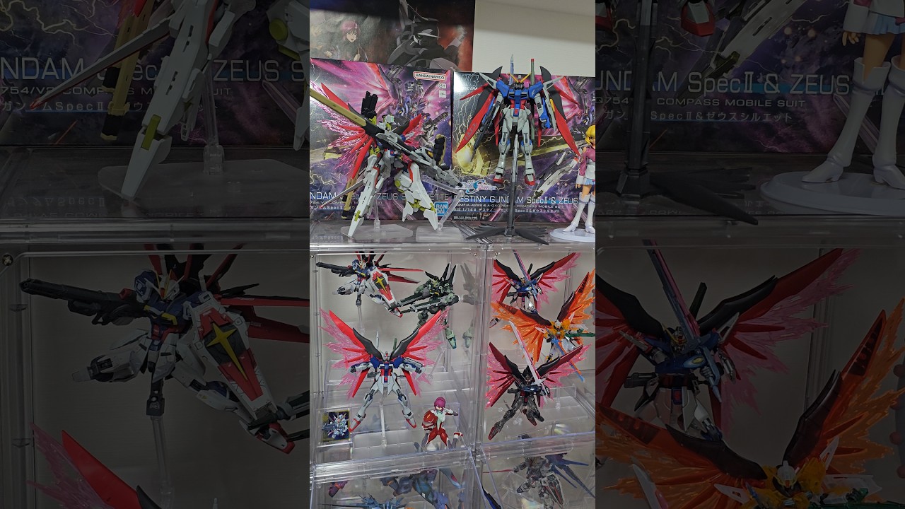 【ガンダム】デスティニーガンダムSPECII&ゼウスシルエット&インパルスガンダムSPECII&デスティニーコレクション#ガンプラ #ガンダム#gundam #gunpla #ガンダムseed