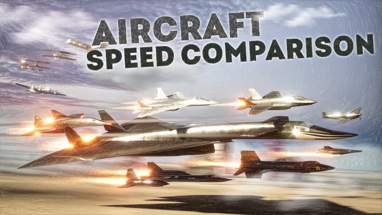 SPEED COMPARISON 3D | Aircraft 🛩️