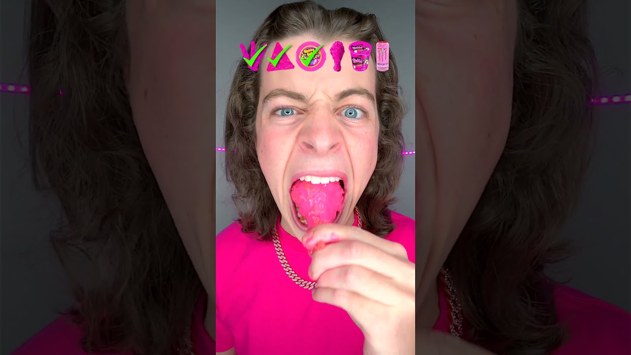 Spicy Pink Food ASMR!? 🥵