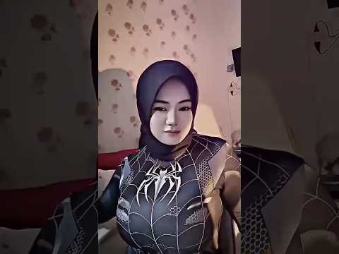 spider woman jilbab bob #hijab #shorts #tobrut #viral