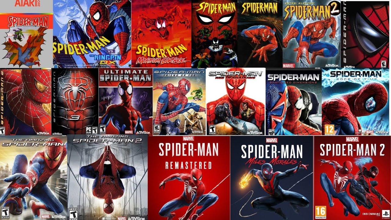 Spider-Man Oyunları: Geçmişten Günümüze EVRİM!  #spiderman #peterparker