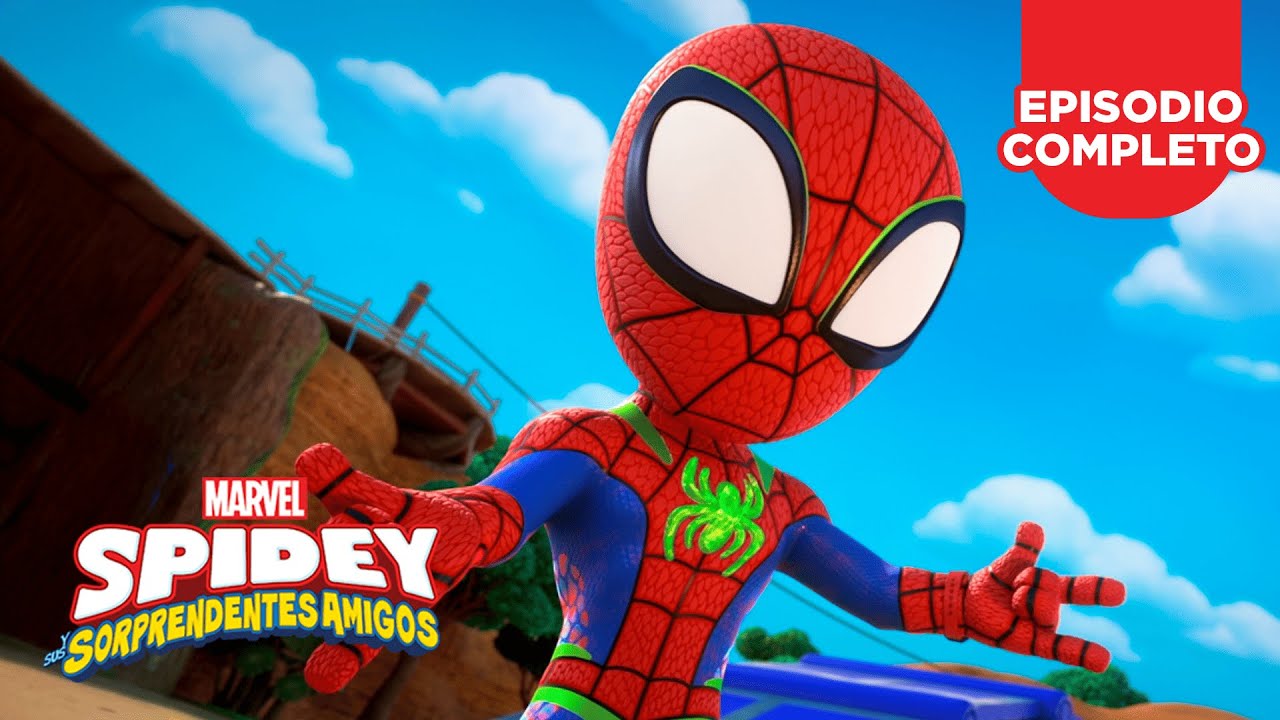 Spidey y sus Sorprendentes Amigos | Episodios Completos | Vamos dinotelarañas + Fantasma en el museo