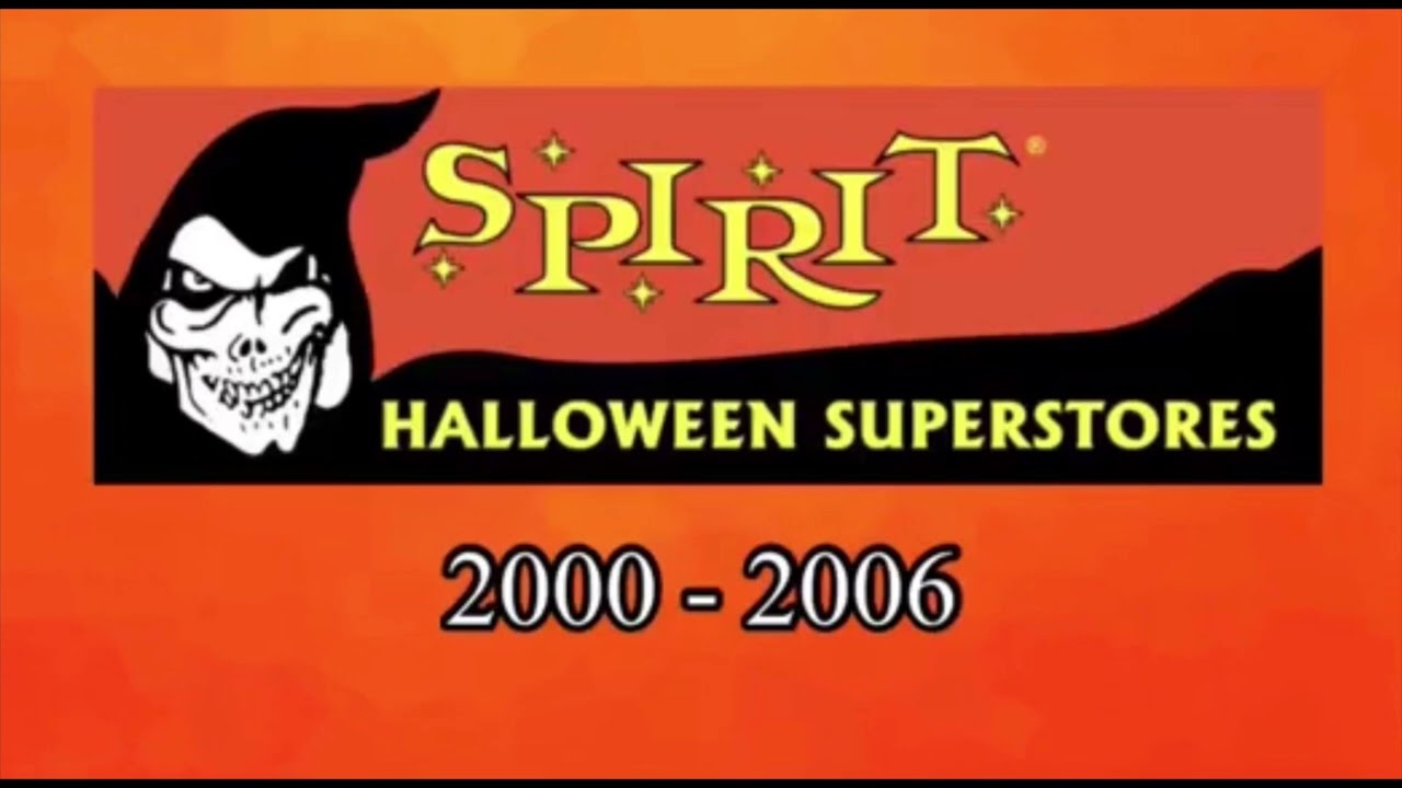 Spirit halloween logo history ( For Rich Fox ) 2022 - 1987