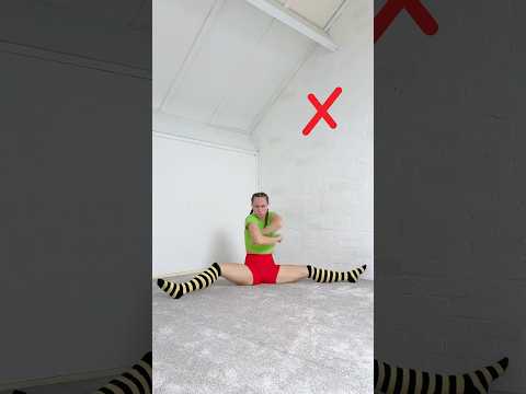 SPLIT for Beginners🤓 VERY EASY PEASY🔥 #splits #gymnast #beginners #howto #tutorial