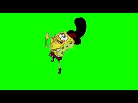 Spongebob dancing (Green Screen)