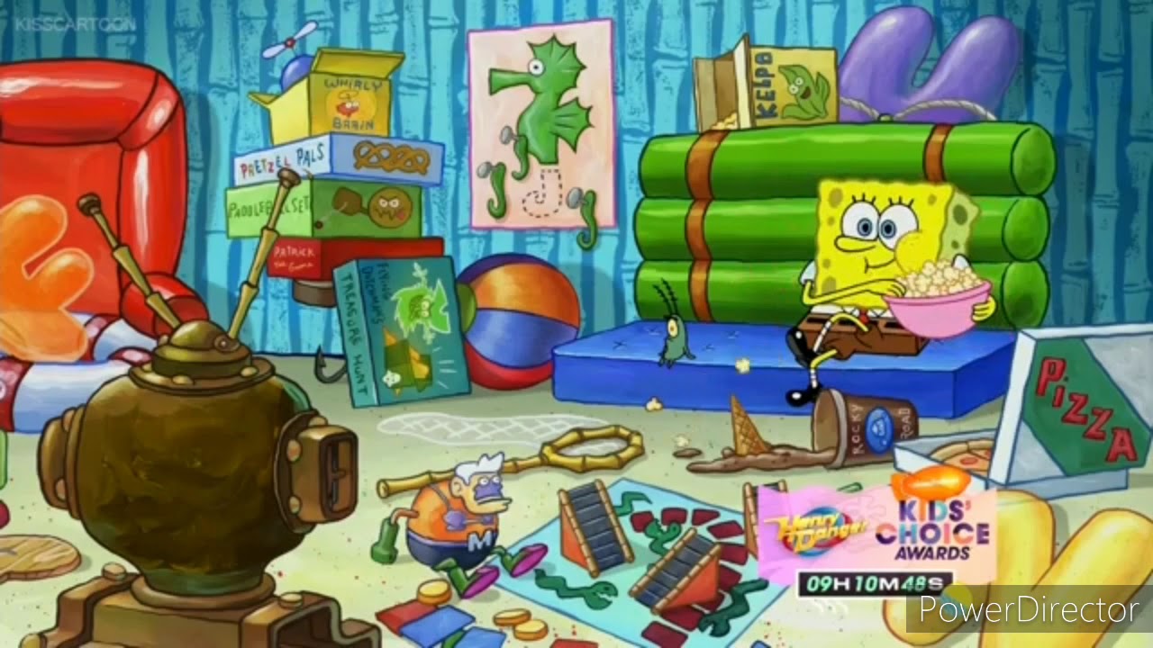 spongebob green screen