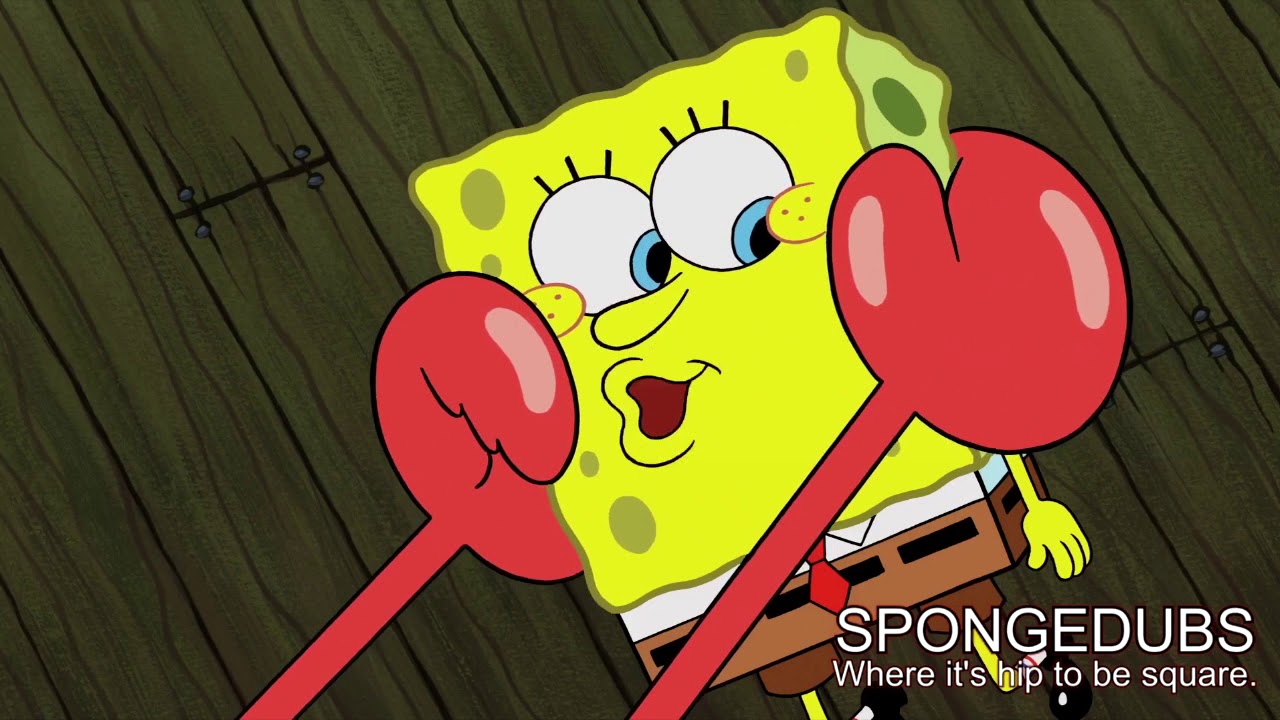 SpongeBob sings 