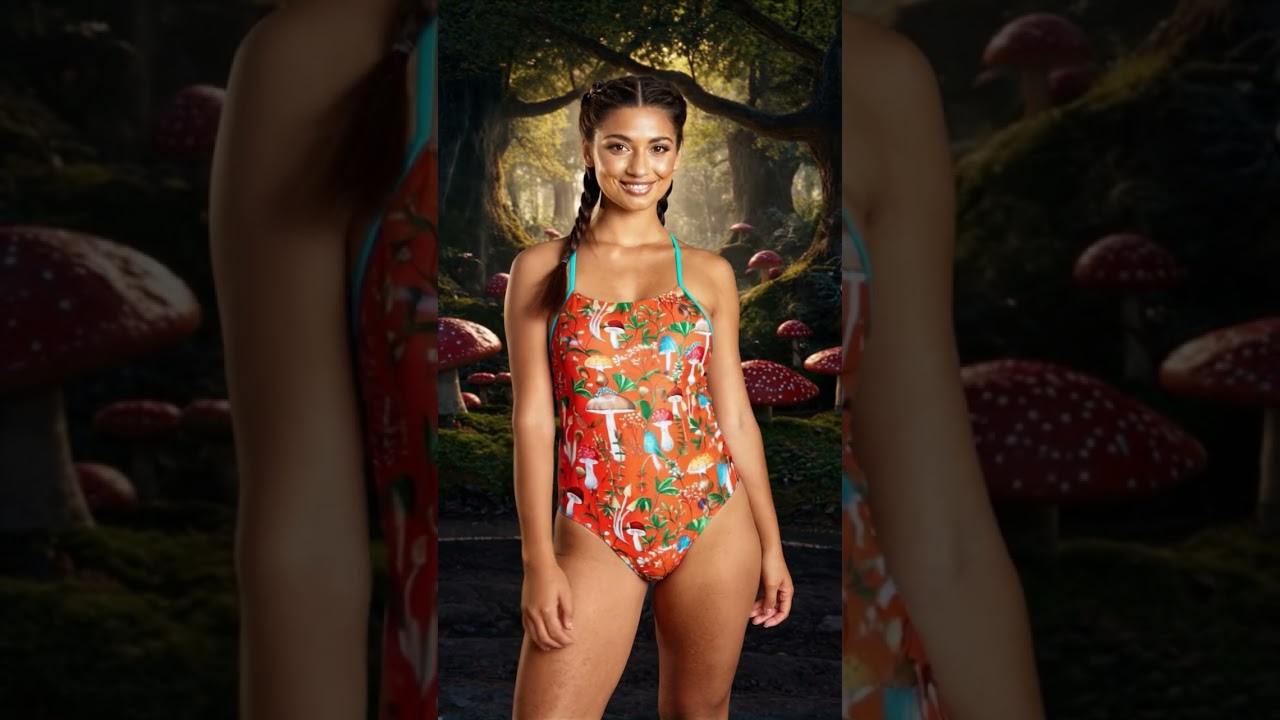 Sporti Toadstool Trails Micro Back One Piece Swimsuit (26-40) | SwimOutlet.com