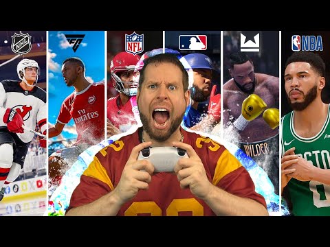 Sports Gaming Challenge 2025! NBA, NFL, FC, MLB, NHL & BOXING