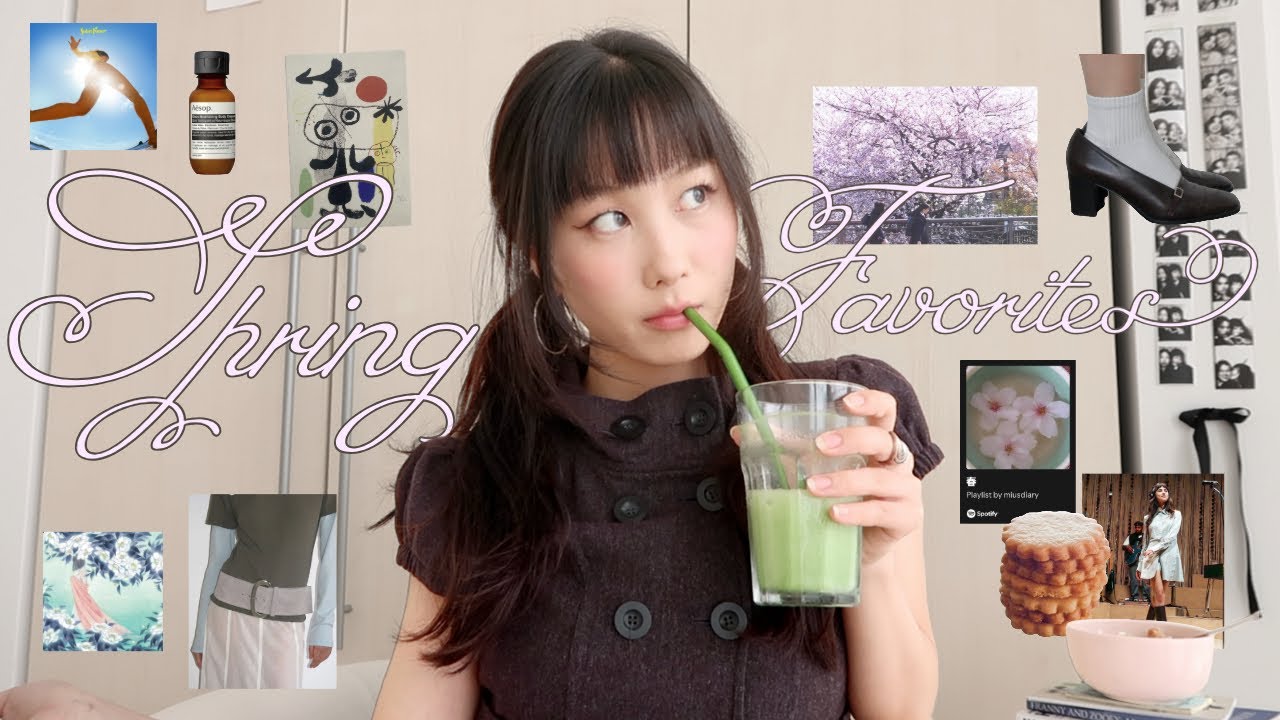 spring favorites 🍵🌸 music, movies, fashion, misc.