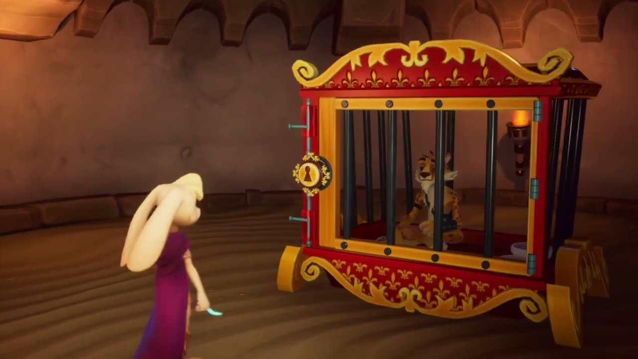 Spyro Reignited Trilogy - Bianca visits Hunter cutscene