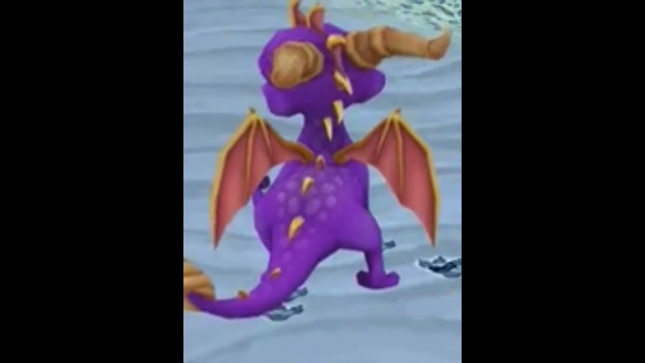 SPYRO SHAKING HIS PURPLE BUTT