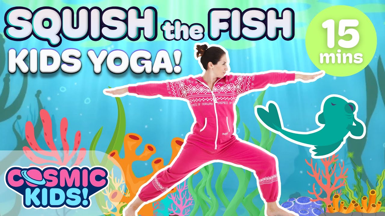 Squish the Fish | Yoga for Kids! A Cosmic Kids Yoga Adventure