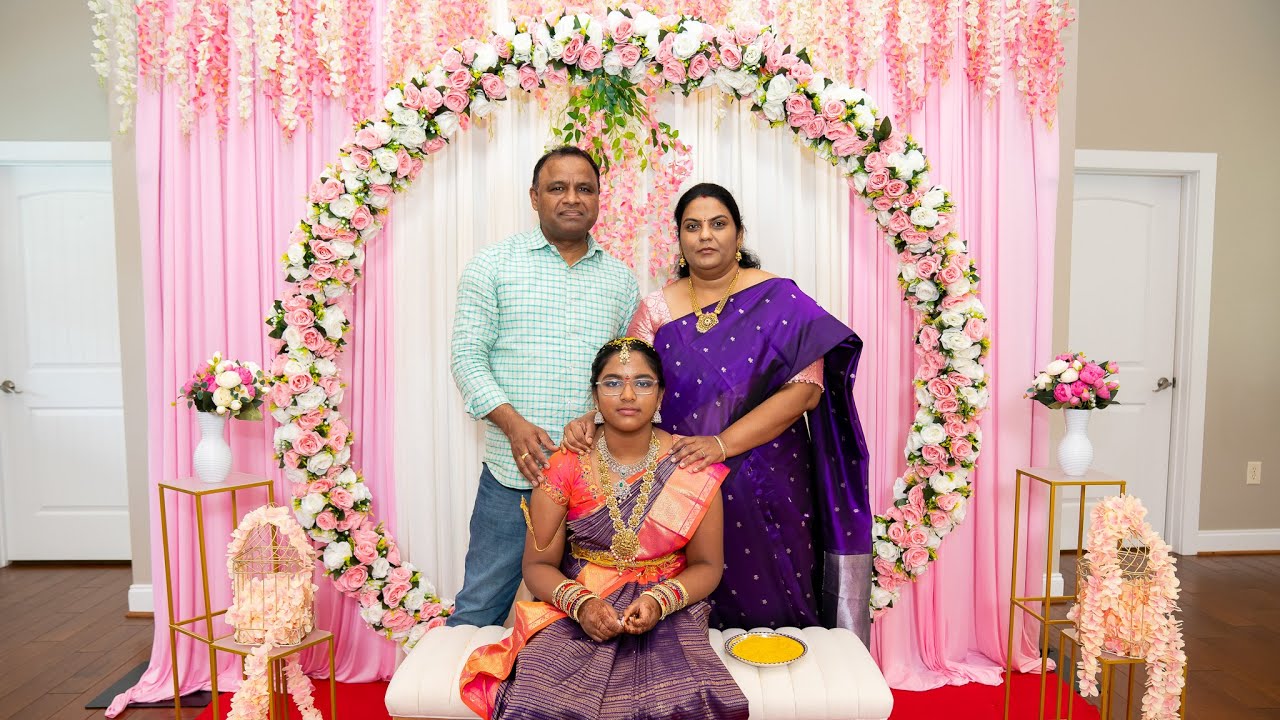 Srineha's Saree Ceremony | Cary, NC | Tirugraphy (804-467-8944)