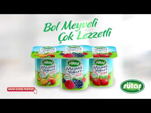 Sütaş Meyveli Yoğurt Bol Meyveli, Çok Lezzetli!