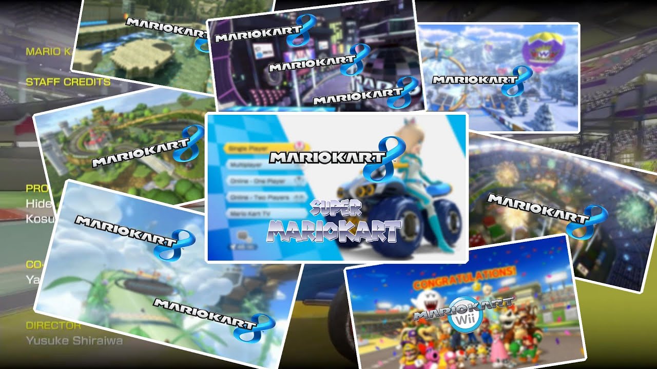Staff Credits / Staff Roll MashUp （Mario Kart 8）