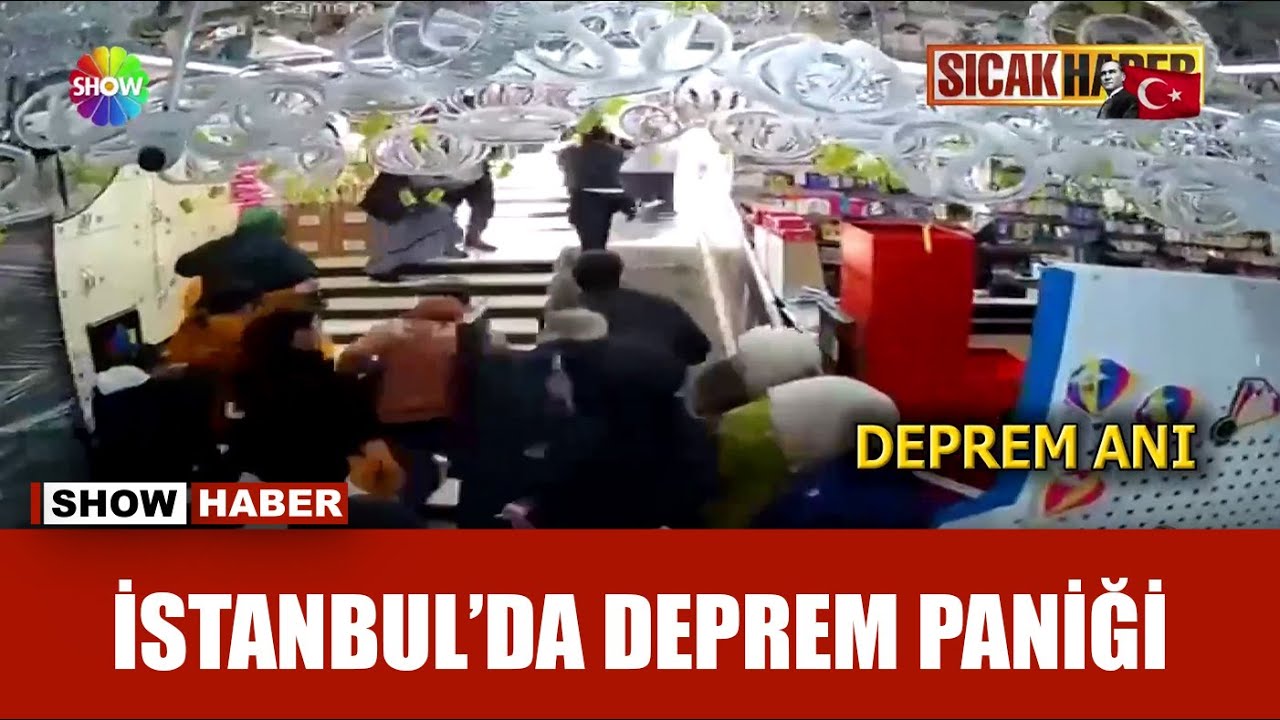 İstanbul'da 6,2 büyüklüğünde deprem!
