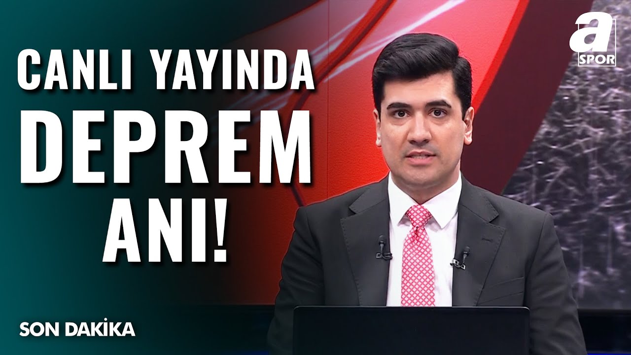 İstanbul'da 6.2 Büyüklüğünde Deprem Meydana Geldi! Stüdyoda Deprem Anı