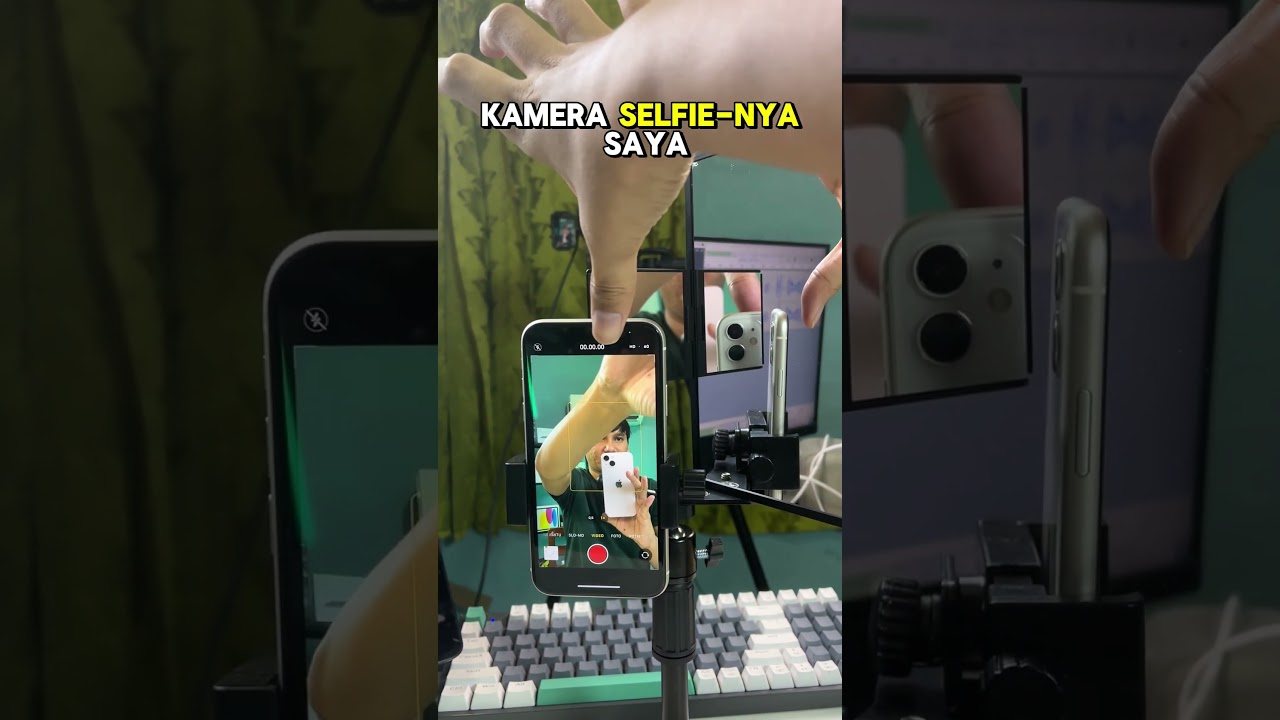 STAND MIRROR HAPE KAMERA UTAMA KONTEN KREATOR