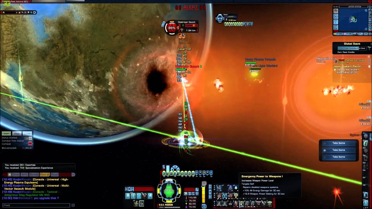 Star Trek Online: Tactical Pilot Escort in Japori