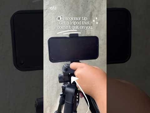 Start creating content with your tripod #contentcreation #contentcreatortools #contentcreationtips