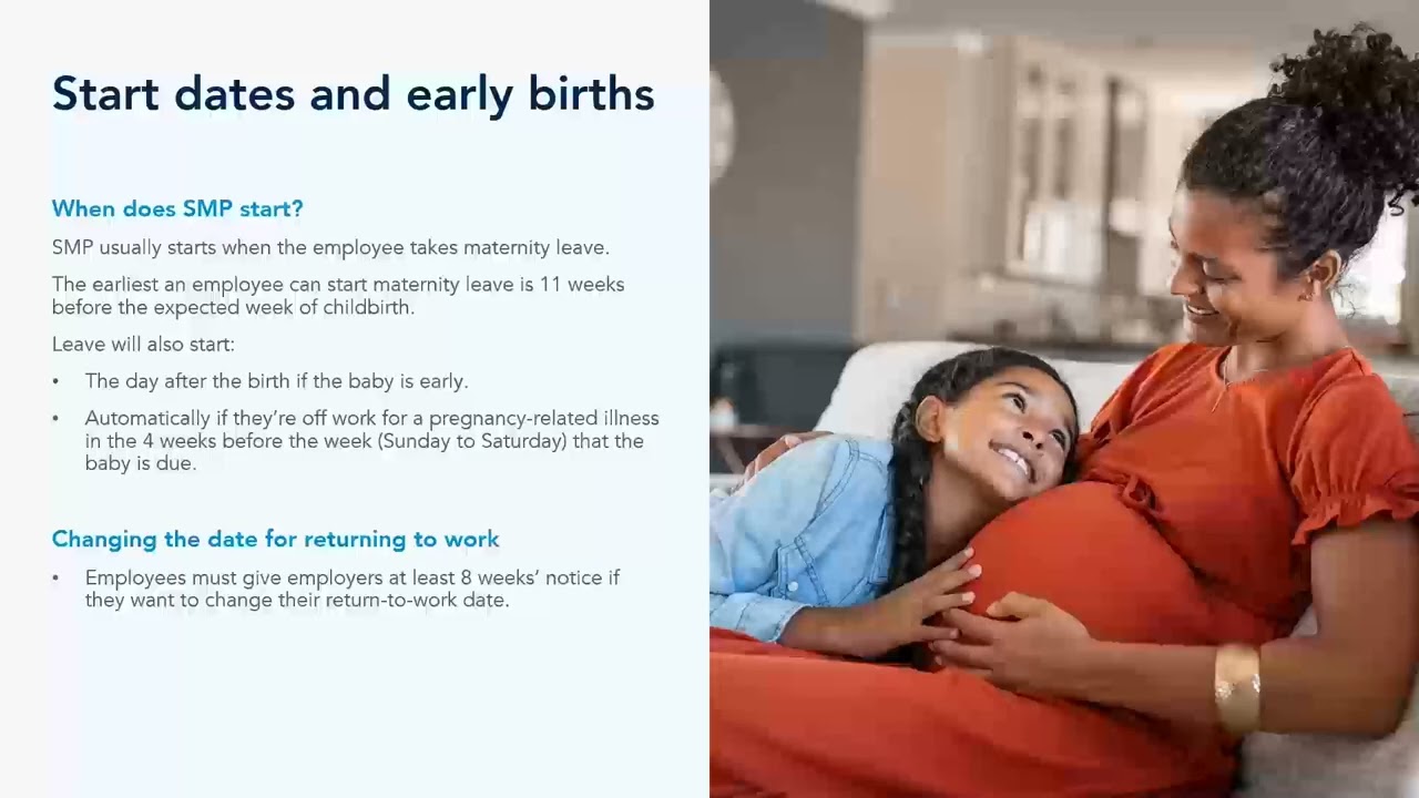 Statutory Maternity Pay (SMP) | Payroll essentials