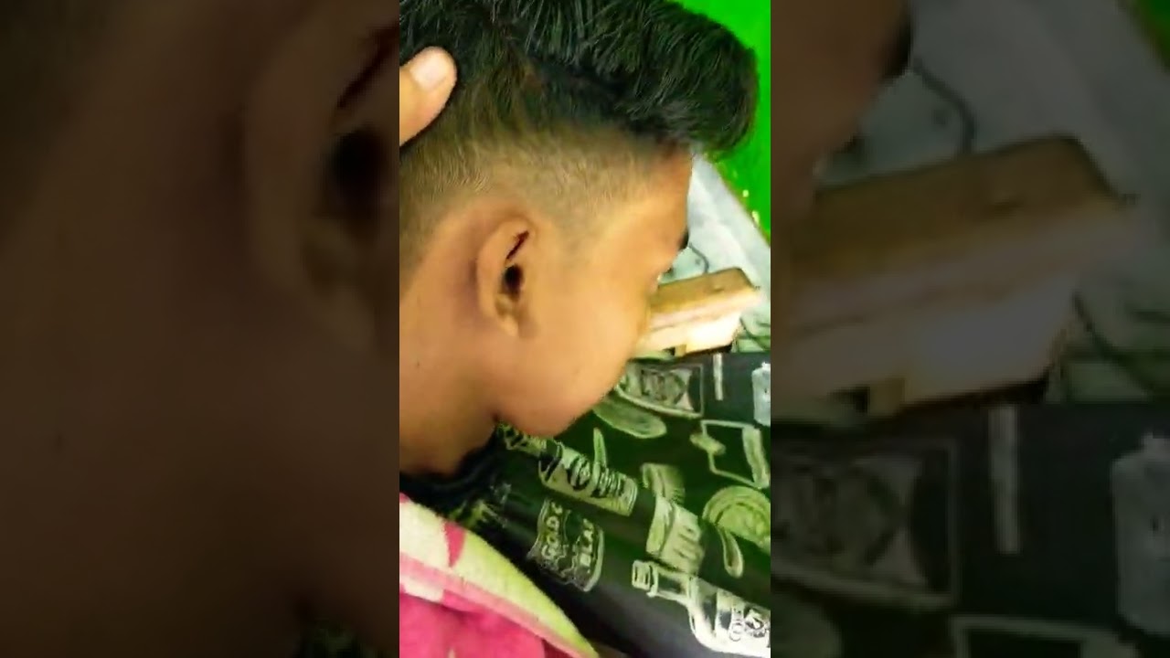 stayle belahan samping ABG di garis #barbershop #fyptiktok #pangkas_rambut