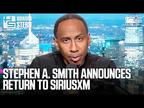 Stephen A. Smith Announces He Is Returning to SiriusXM With Two New Shows