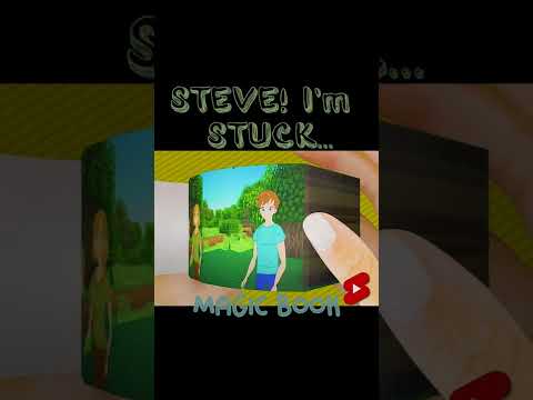 STEVE! I`m STUCK... | Minecraft Anime |  #shorts