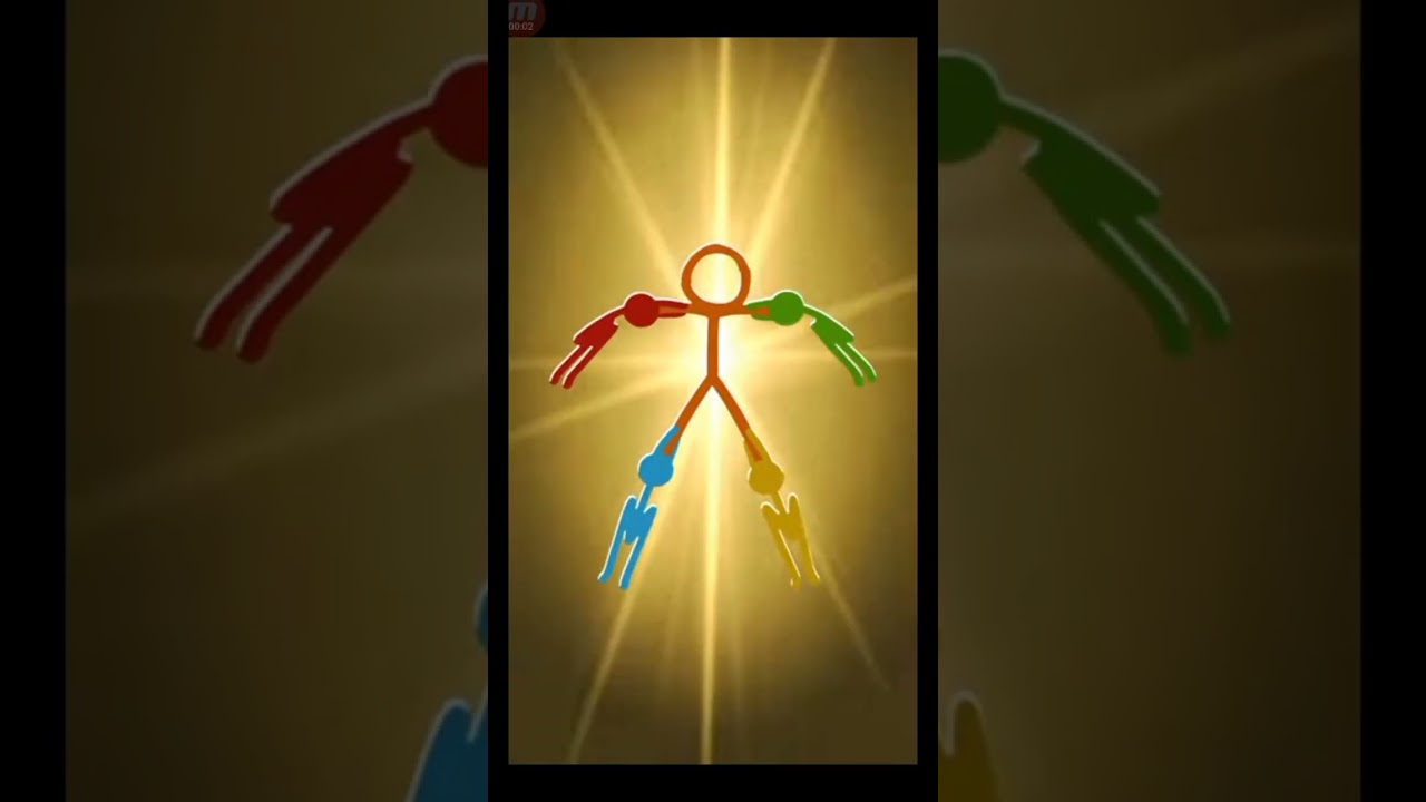 stickman 🧡❤️💚💛💙🤣