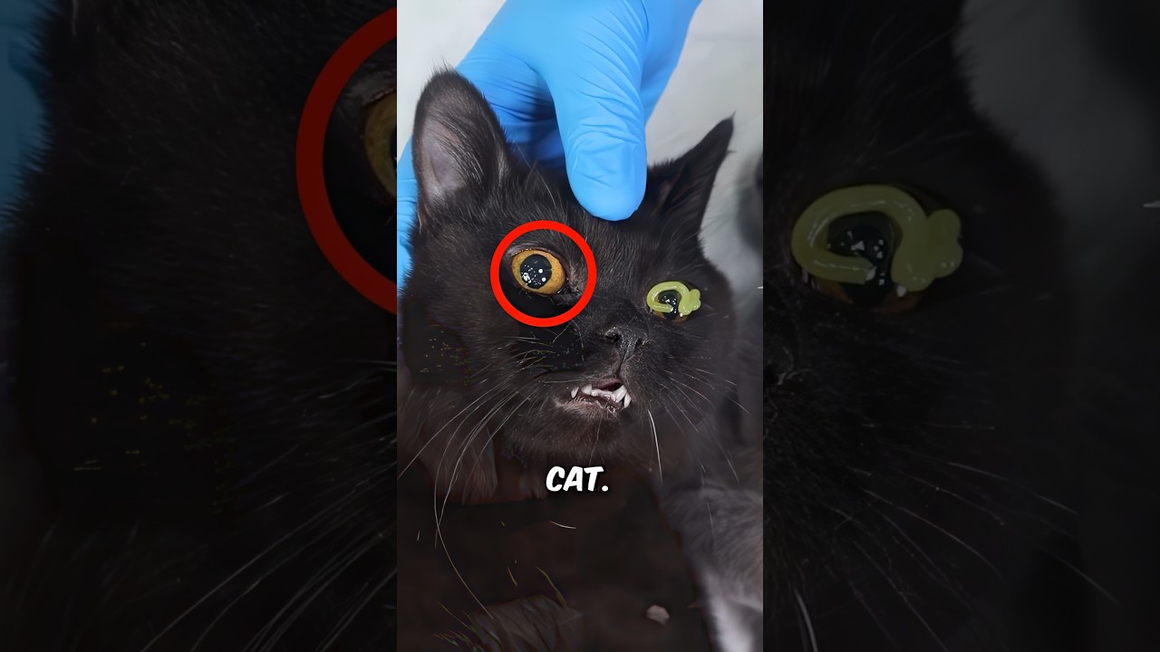 Strange Gel in Cat's Eyes 😳