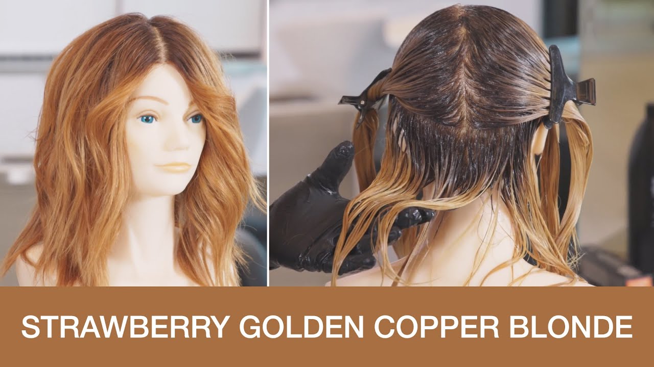 Strawberry Golden Copper Blonde Hair Color by Lo Wheeler Davis | Kenra Color