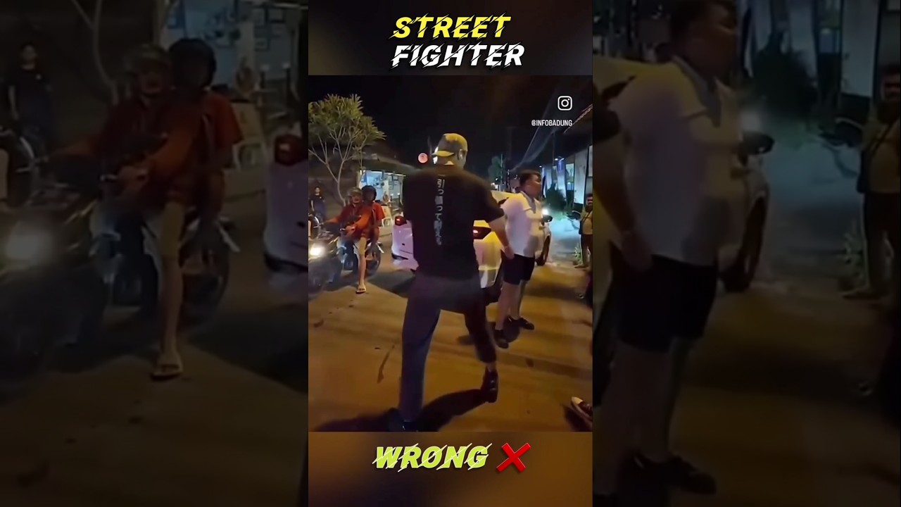 Street fighter against pro #selfdenfense #streetdefense #fighting