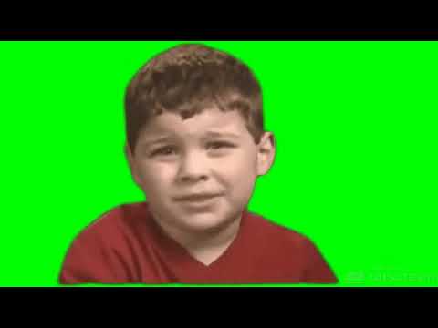 Stuttering kid meme greenscreen template