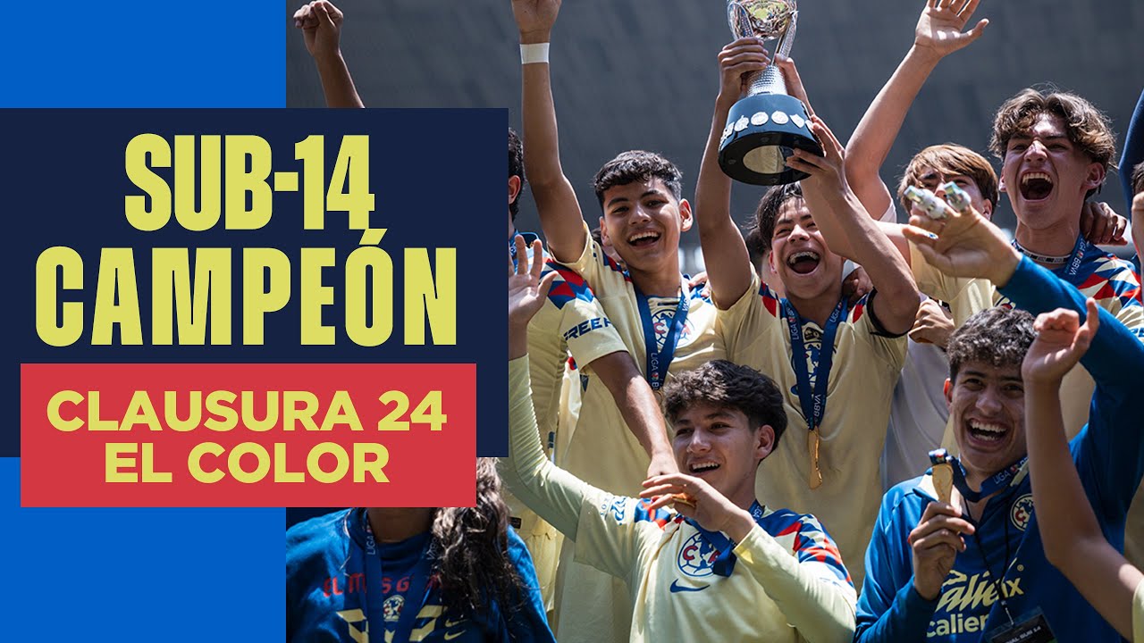 SUB 14 CAMPEÓN del CLAUSURA 2024 | El Color del CAMPEONATO | #ÁguilasDesdeLaCuna