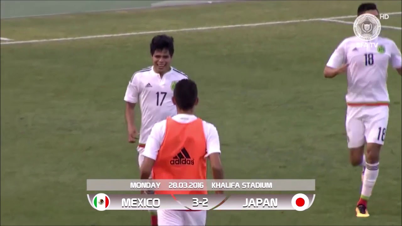 (Sub-20) Mexico 3 Japon 2 -- Bahrein Cup 2016 メキシコvs日本